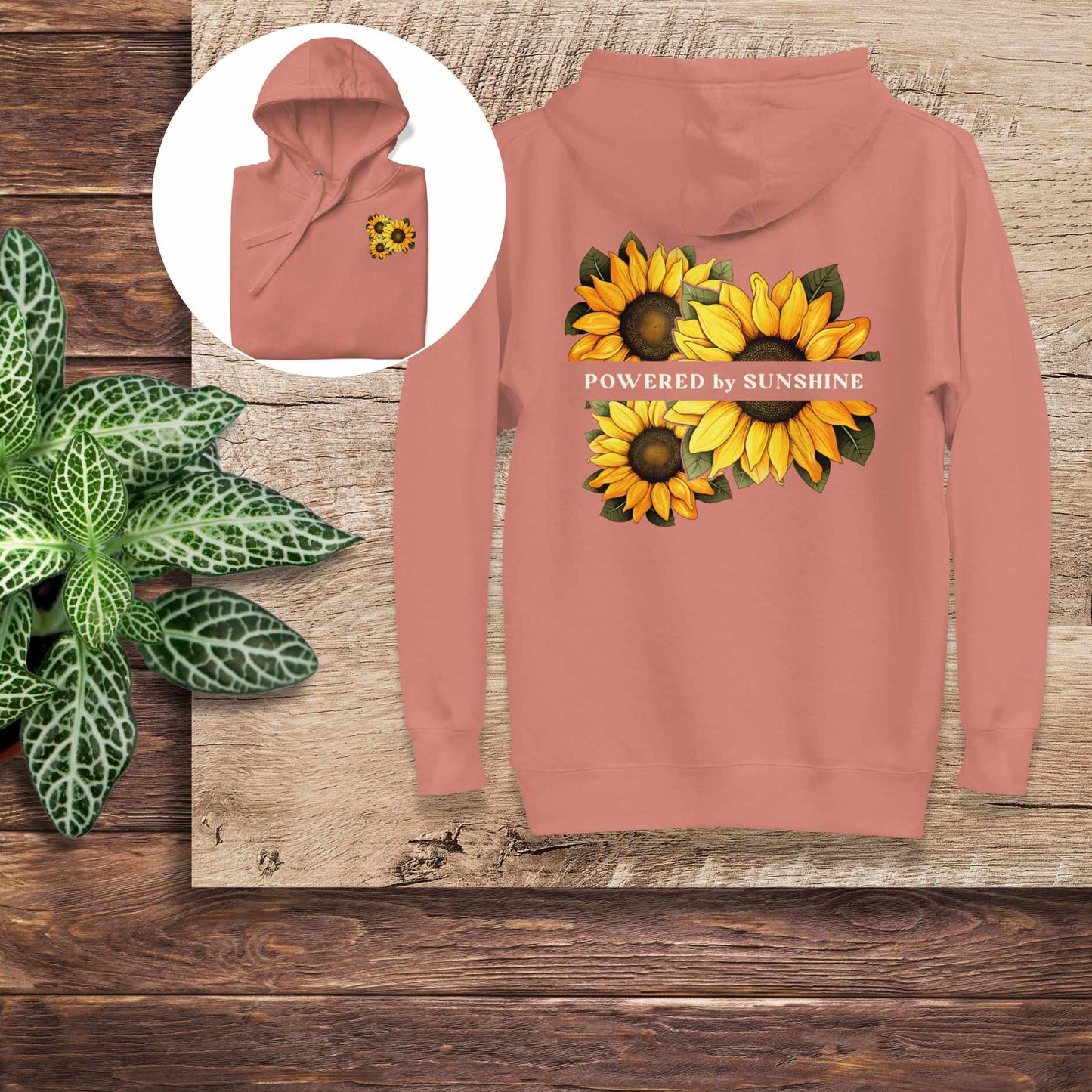 POWERED by SUNSHINE Women Cotton Hoodie