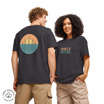 INNER NATURE Sun-and-Trees Unisex Organic Cotton T-shirt