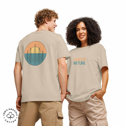 INNER NATURE Sun-and-Trees Unisex Organic Cotton T-shirt