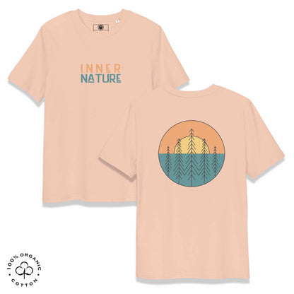 INNER NATURE Sun-and-Trees Unisex Organic Cotton T-shirt