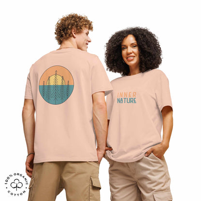 INNER NATURE Sun-and-Trees Unisex Organic Cotton T-shirt
