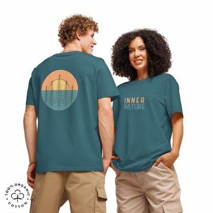 INNER NATURE Sun-and-Trees Unisex Organic Cotton T-shirt