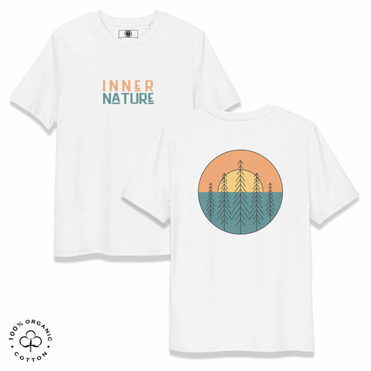 INNER NATURE Sun-and-Trees Unisex Organic Cotton T-shirt