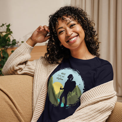 Relaxed MOVE AT YOU OWN RHYTHM Women's T-Shirt